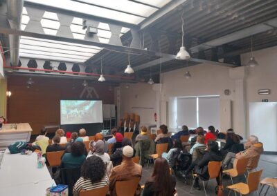 Salle de projection à Anvers