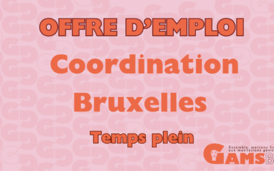 Appel à candidature – Coordination Bruxelles