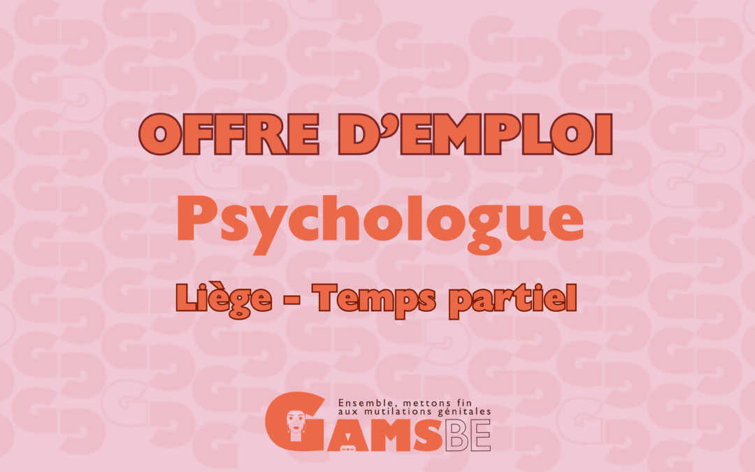 OFFRE D’EMPLOI : Psychologue clinicien·ne (H/F/X)